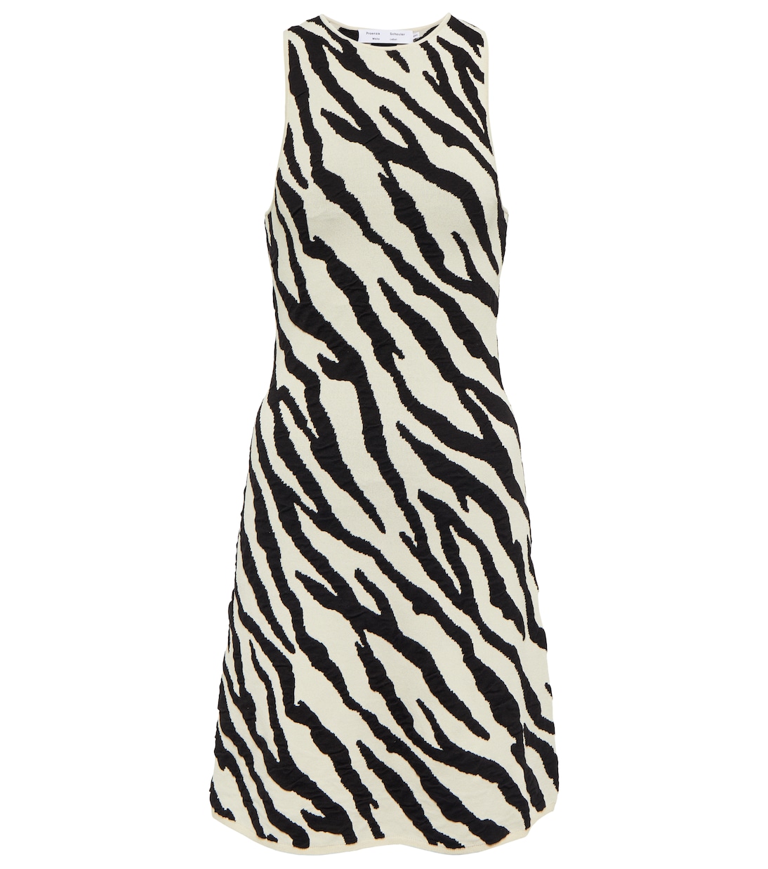 White Label zebra-print minidress | Proenza Schouler