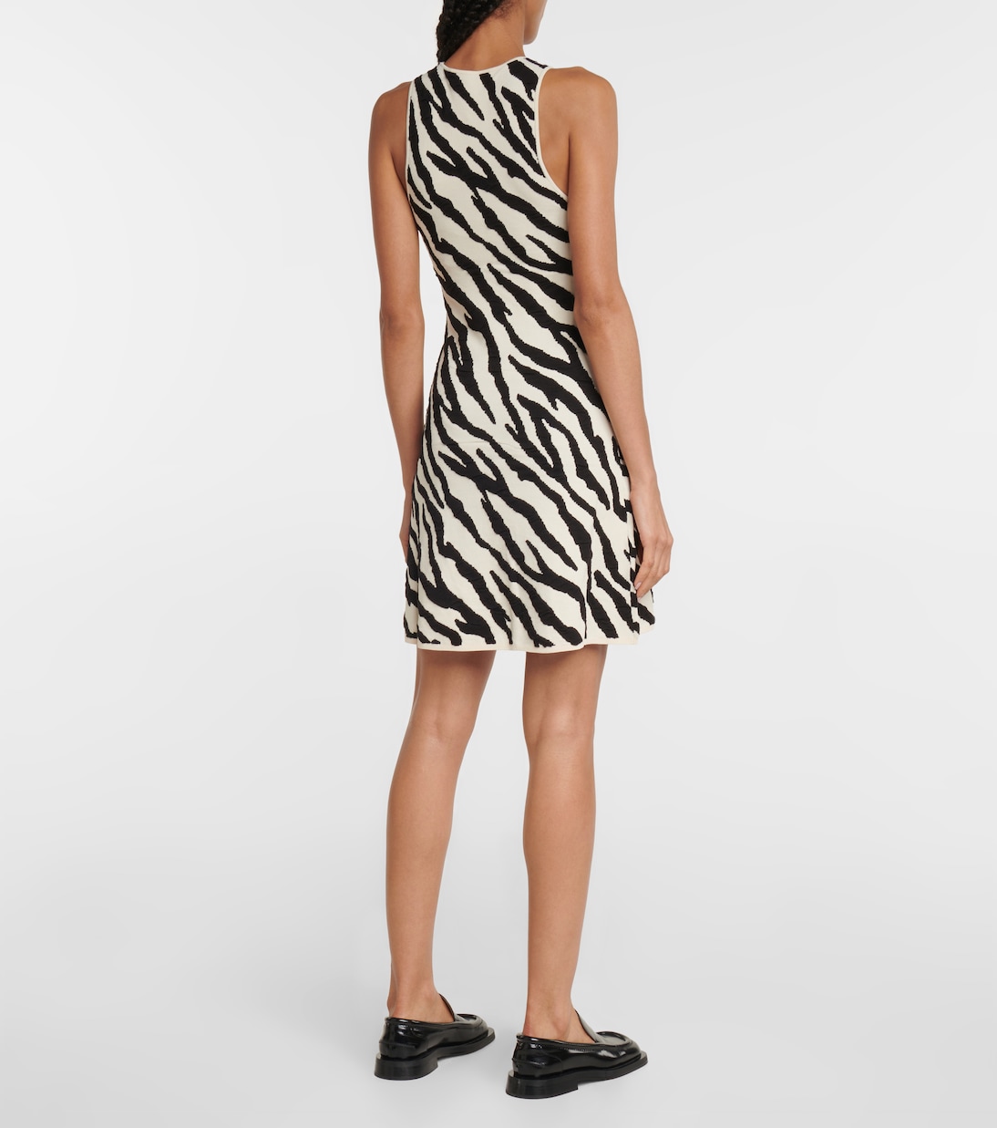 White Label zebra-print minidress | Proenza Schouler
