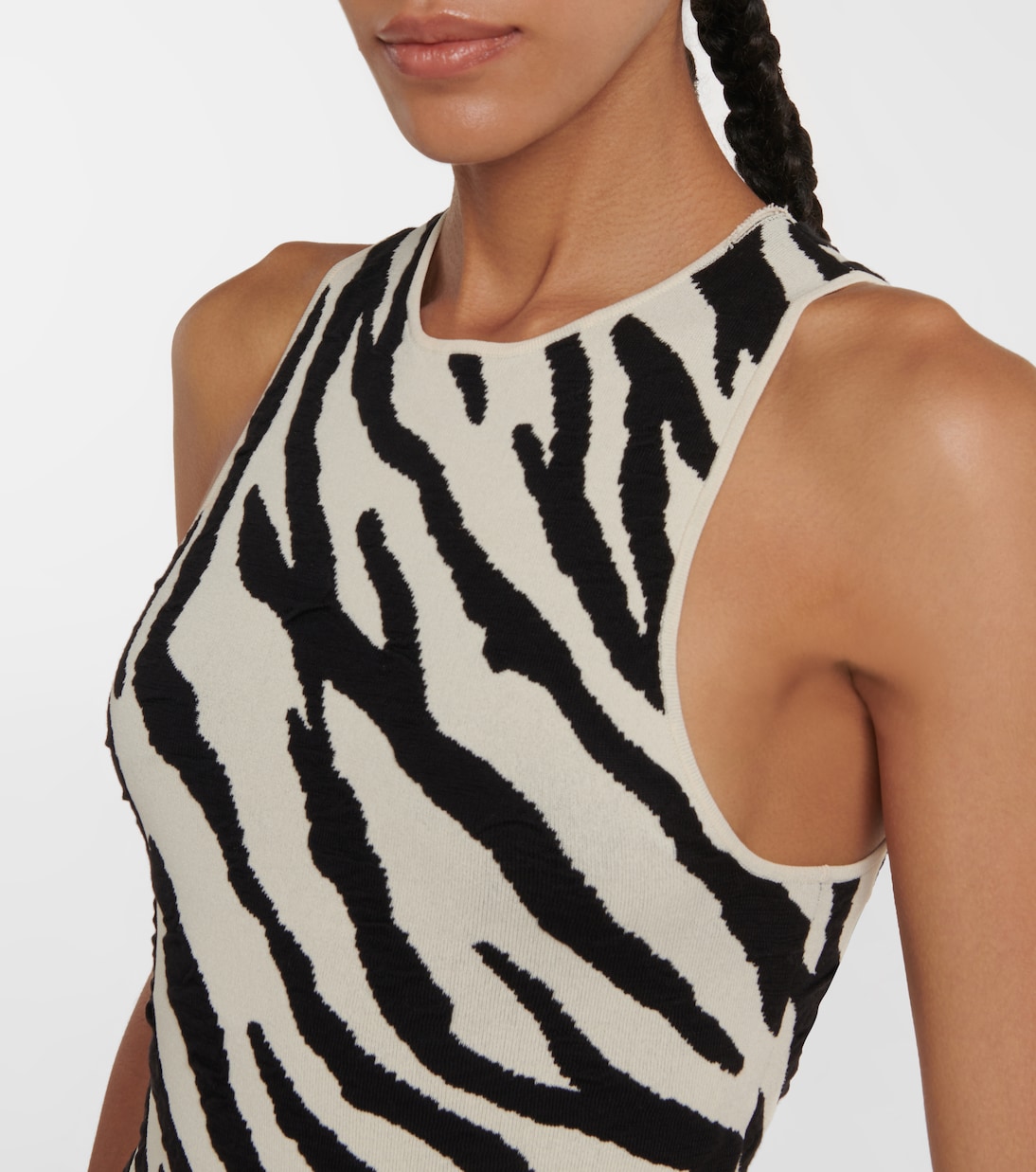White Label zebra-print minidress | Proenza Schouler