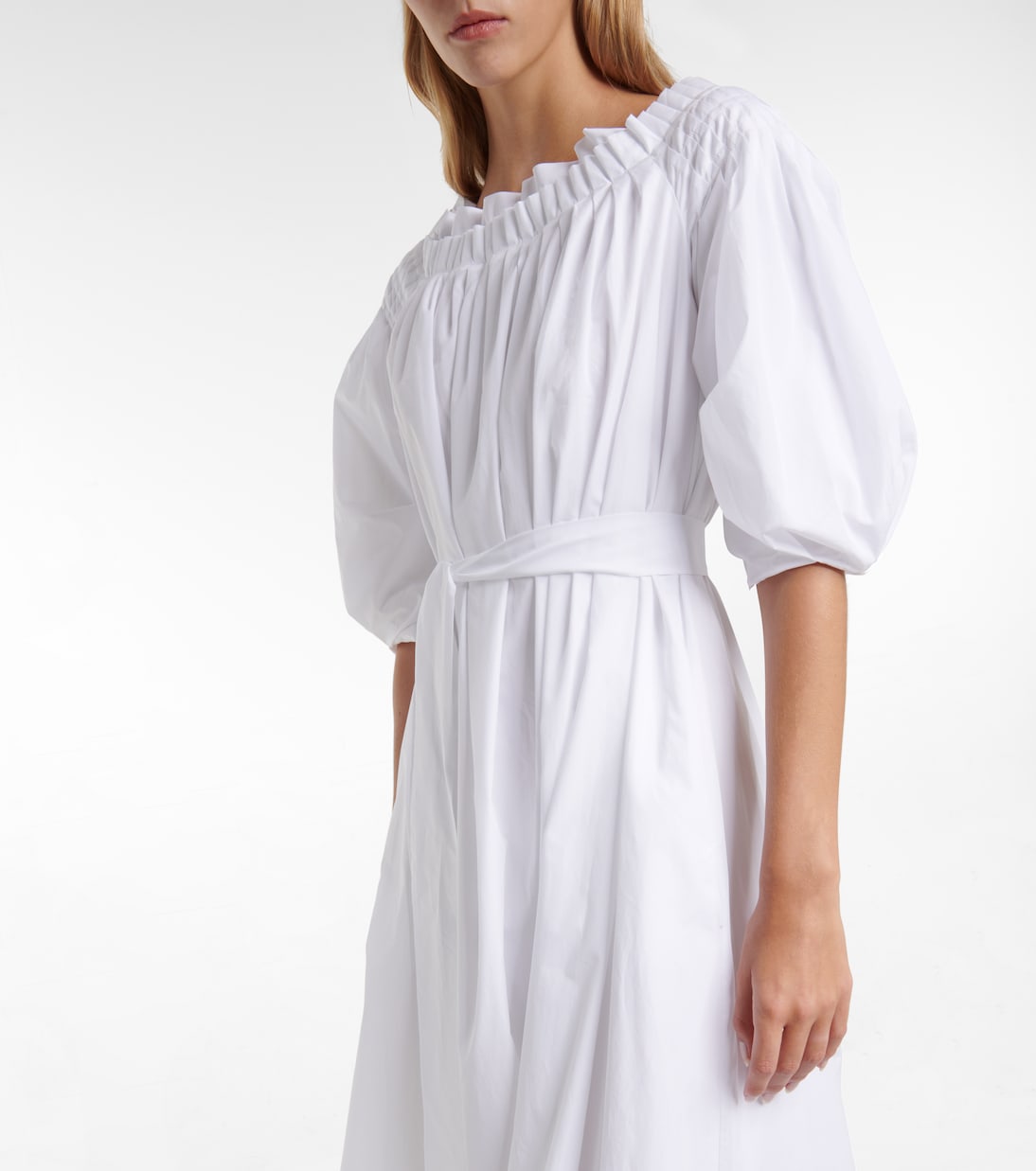 Galetta off-shoulder cotton midi dress | Gabriela Hearst