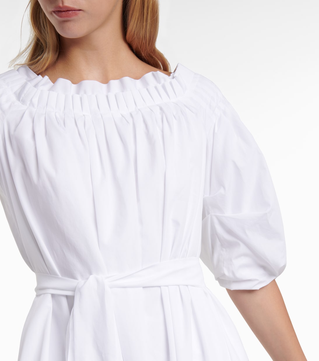 Galetta off-shoulder cotton midi dress | Gabriela Hearst