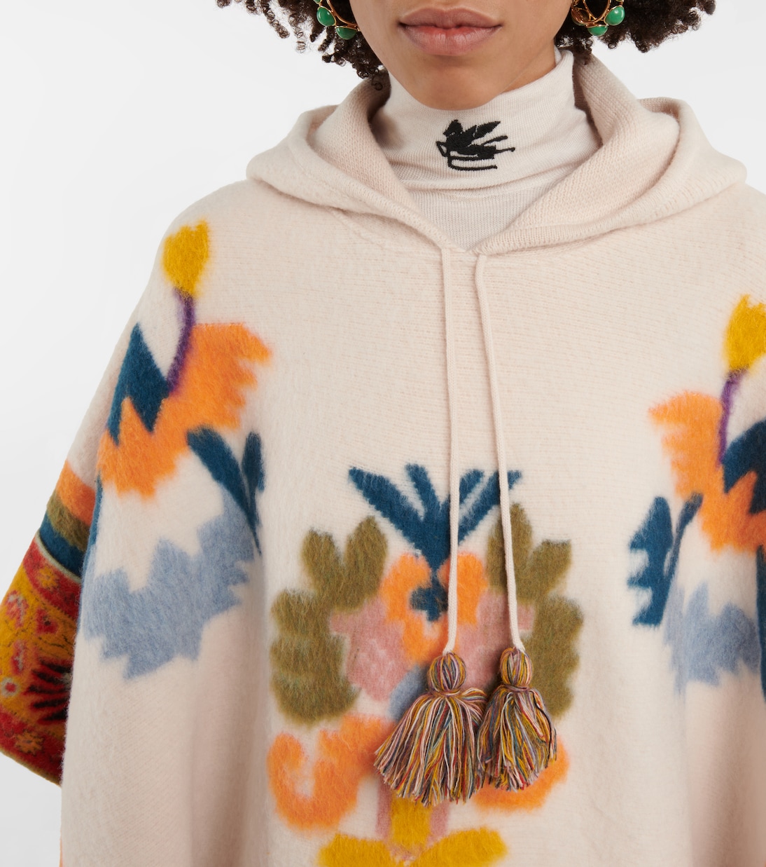 Poncho aus einem Wollgemisch | Etro
