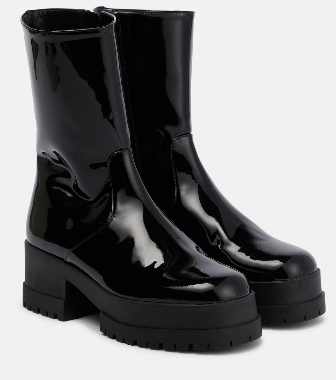 Ankle Boots Wilmer aus Lackleder | Clergerie