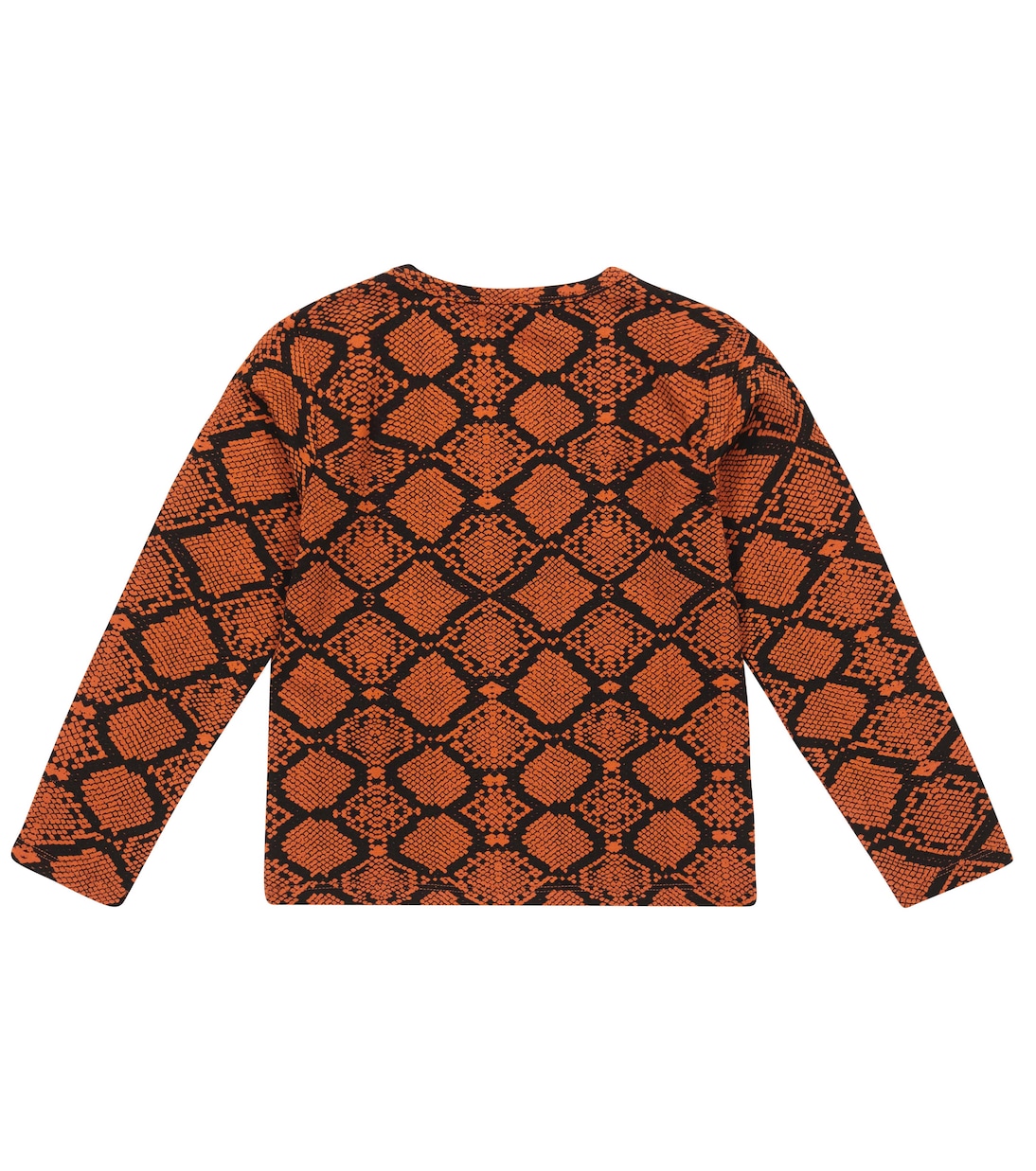 Snake-print jersey long-sleeved top | Mini Rodini