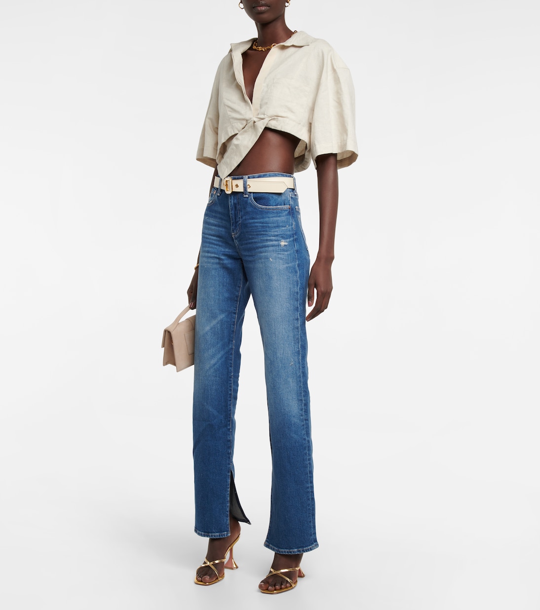 Jeans boyfriend Knoxx de tiro alto | AG Jeans