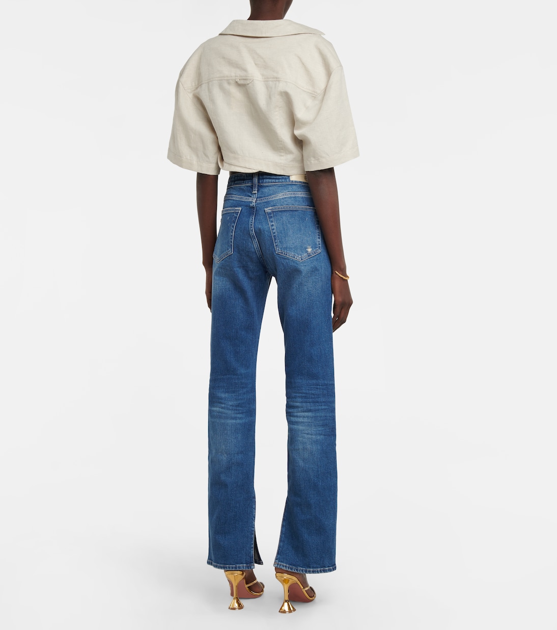 Jeans boyfriend Knoxx de tiro alto | AG Jeans
