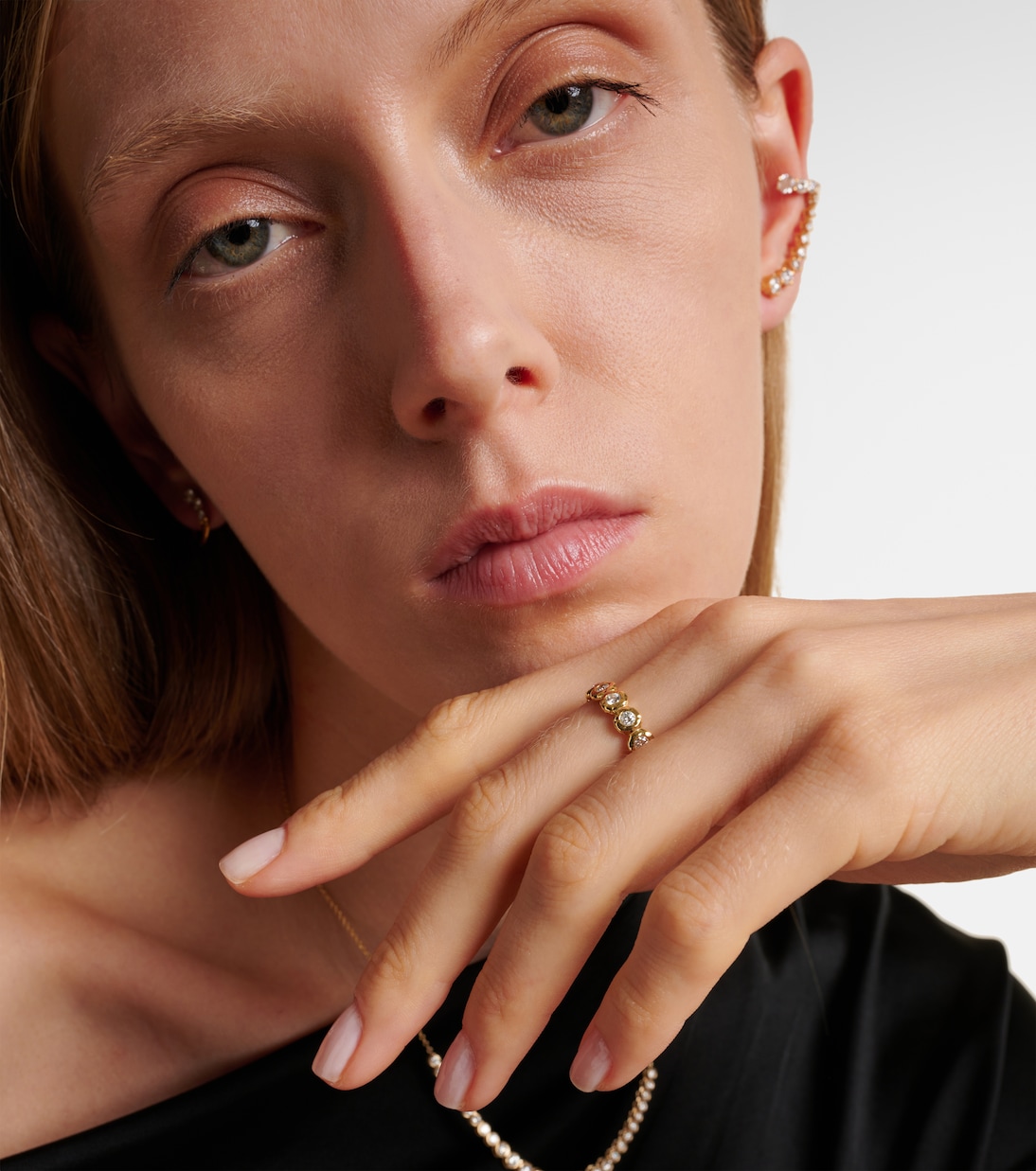 Bague Nesting Gem en or 18 ct et diamants | Octavia Elizabeth