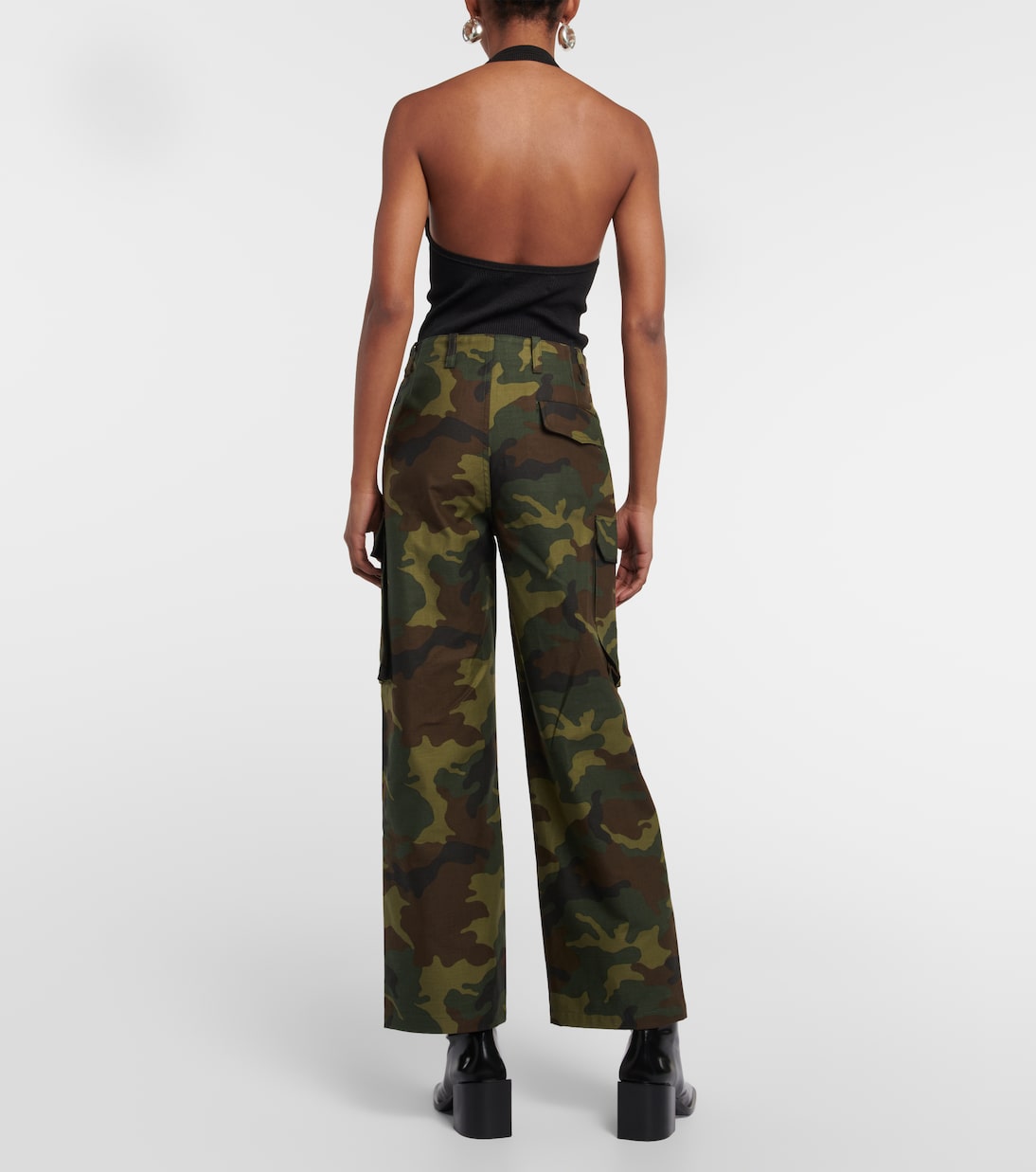 Pantalones cargo Yannic en sarga de algodón | Nili Lotan