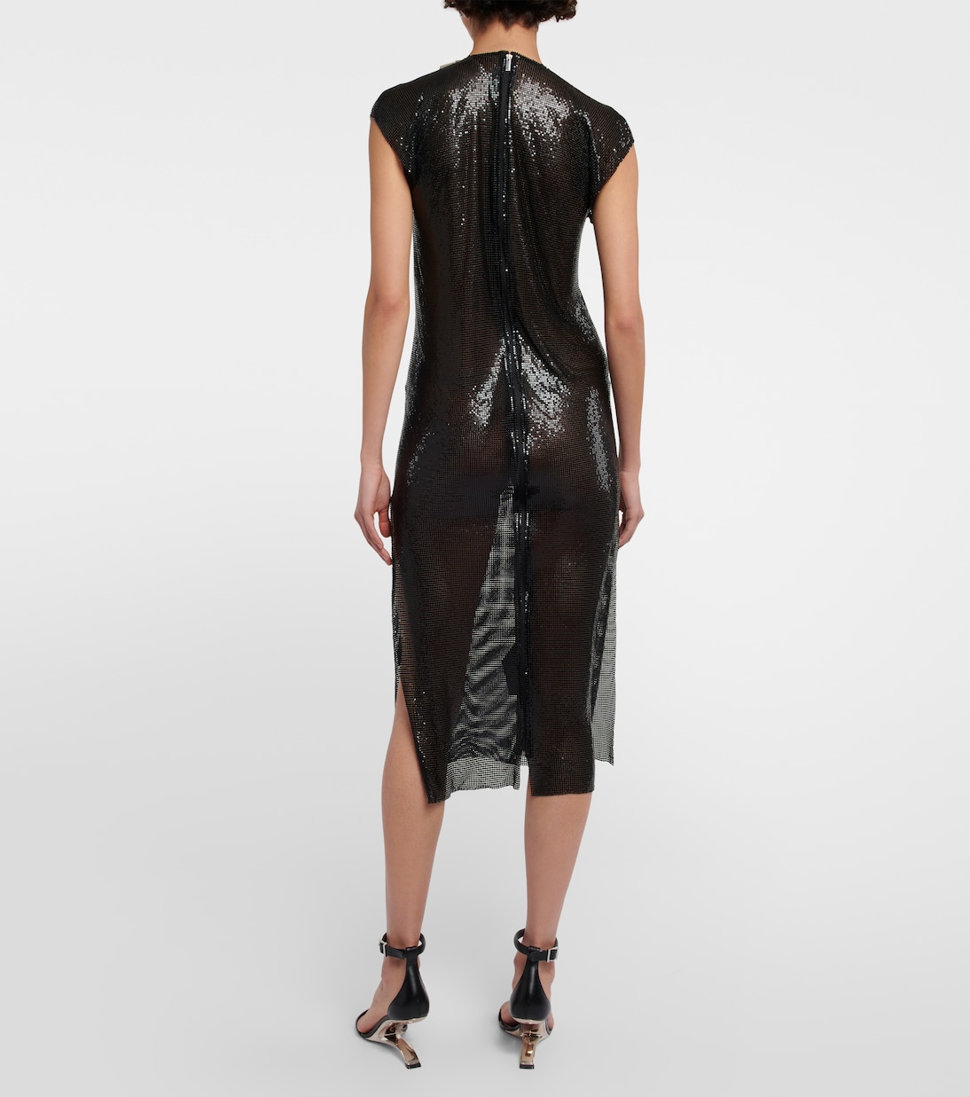 Crystal-embellished cutout midi dress | Christopher Kane