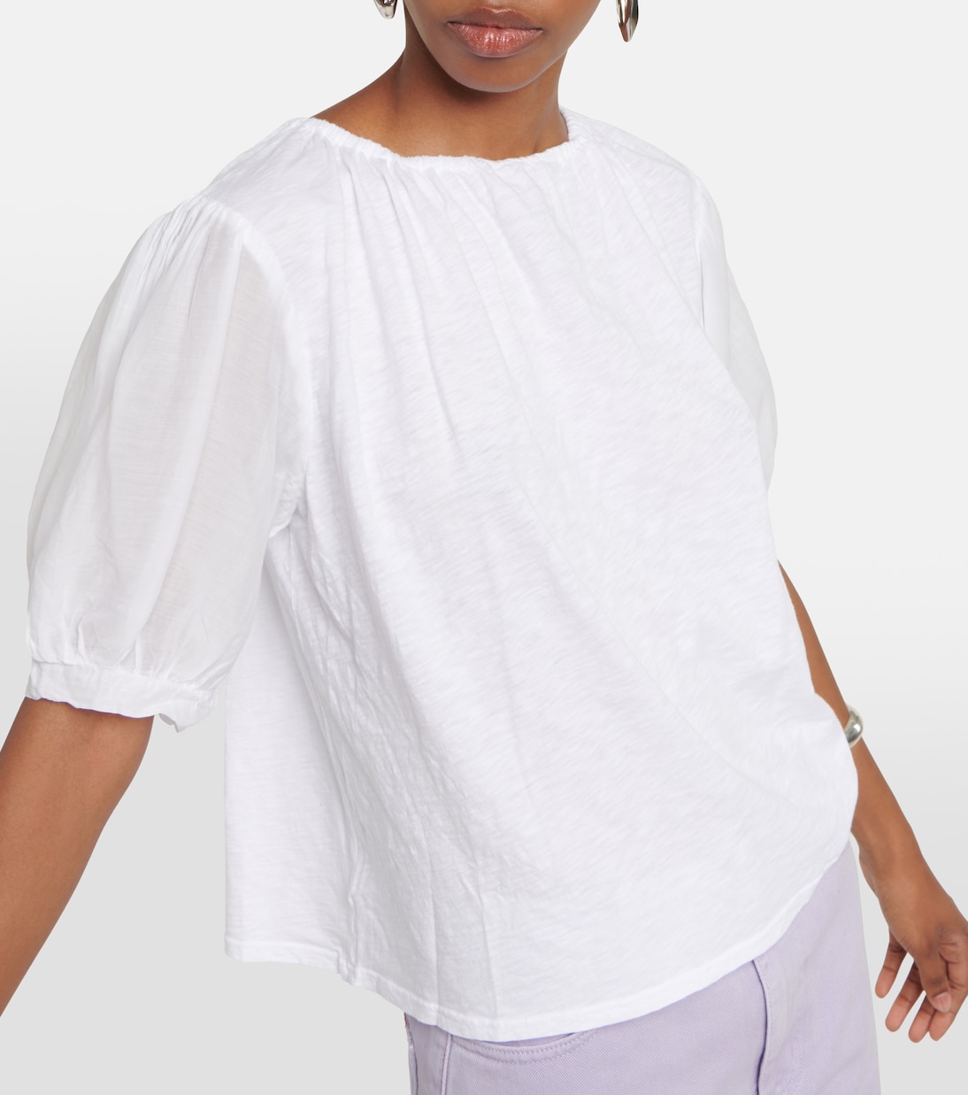 Top Mallory de algodón | Velvet