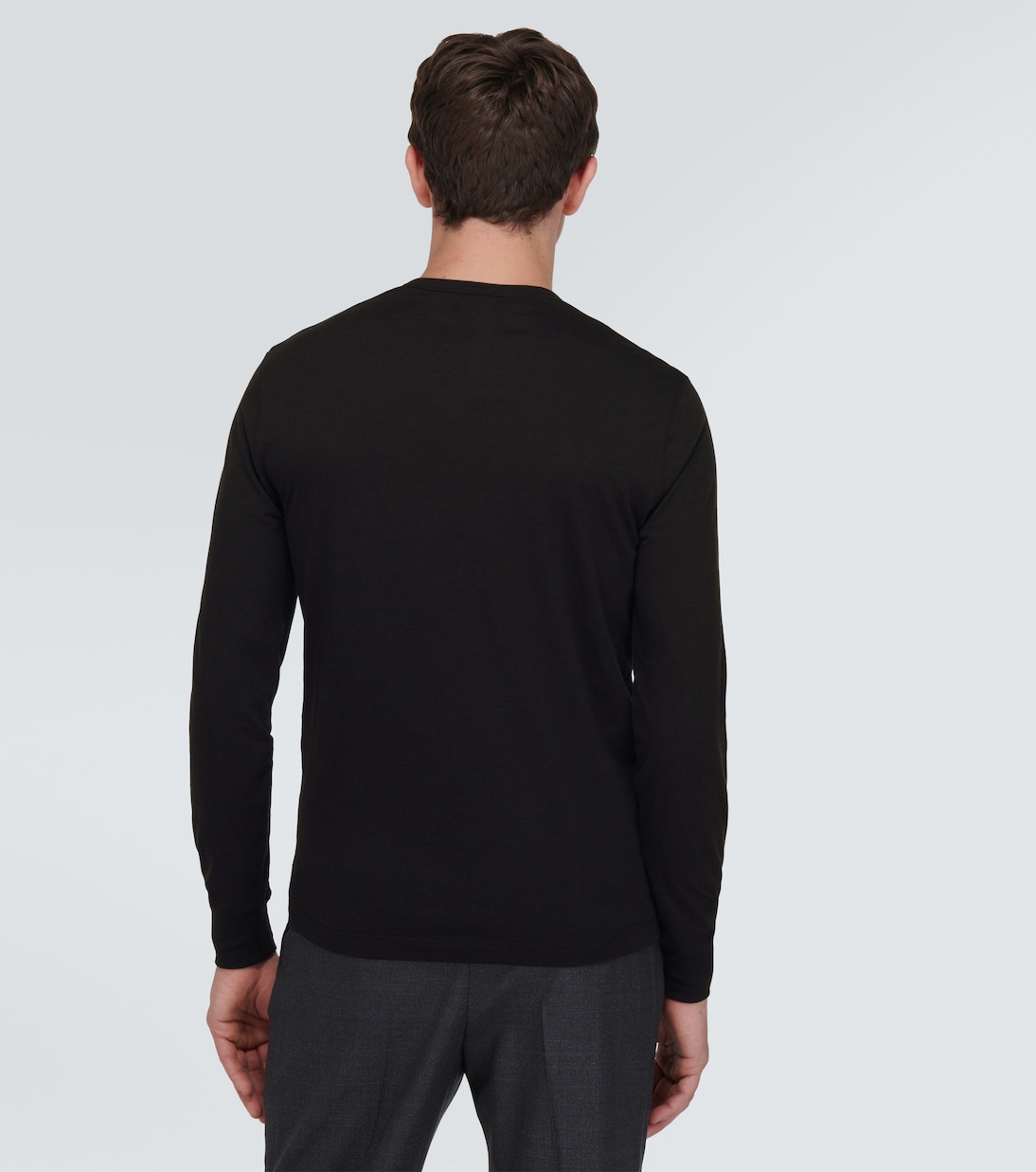 Top Henley en lyocell et coton | Tom Ford