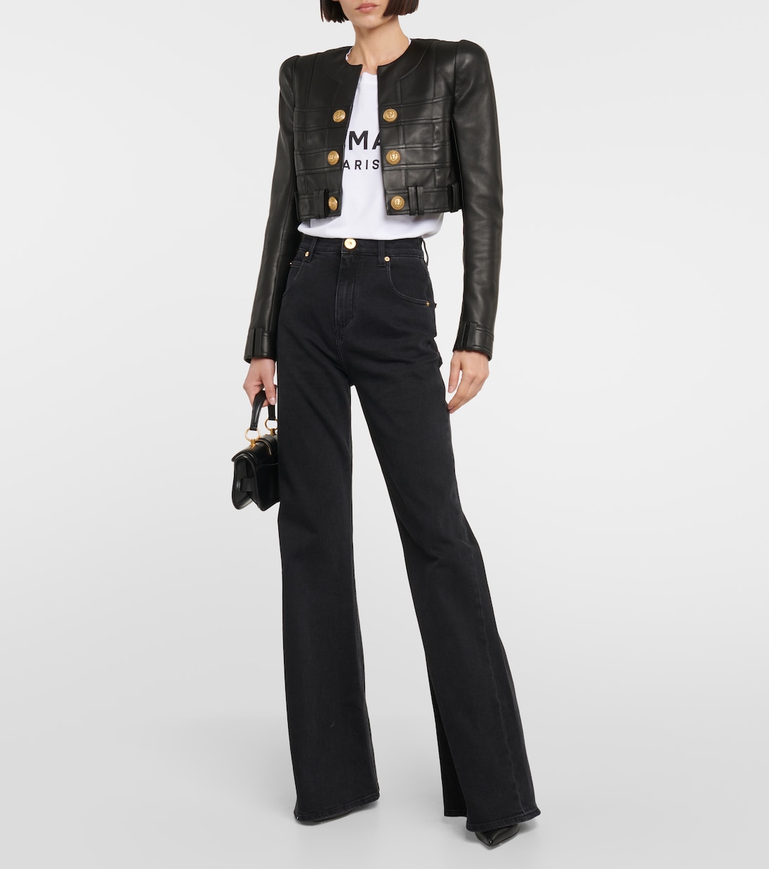 Jeans flared a vita alta | Balmain