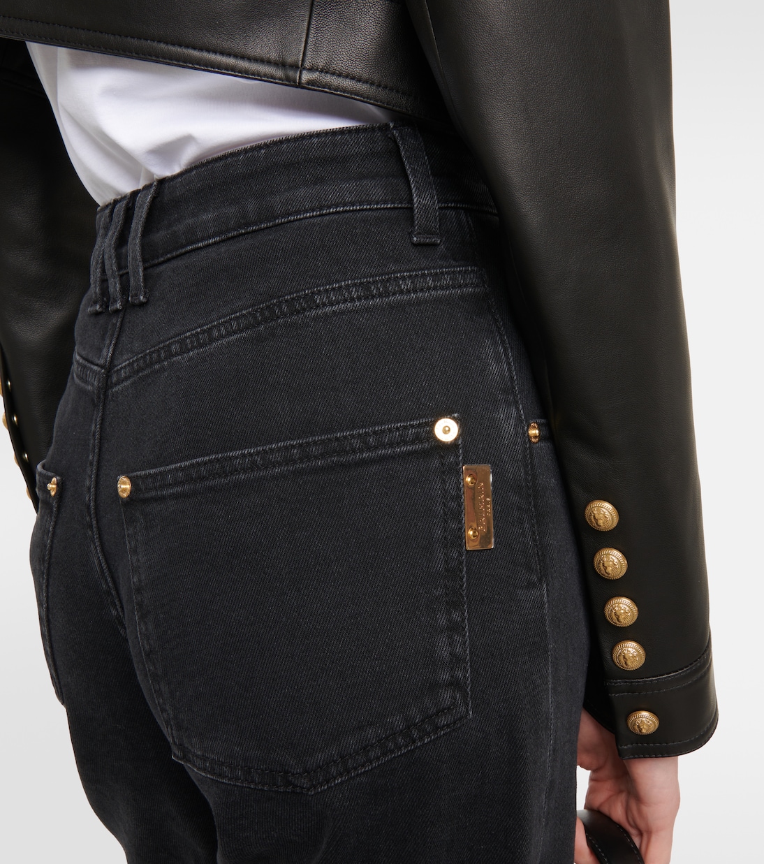Jeans flared a vita alta | Balmain