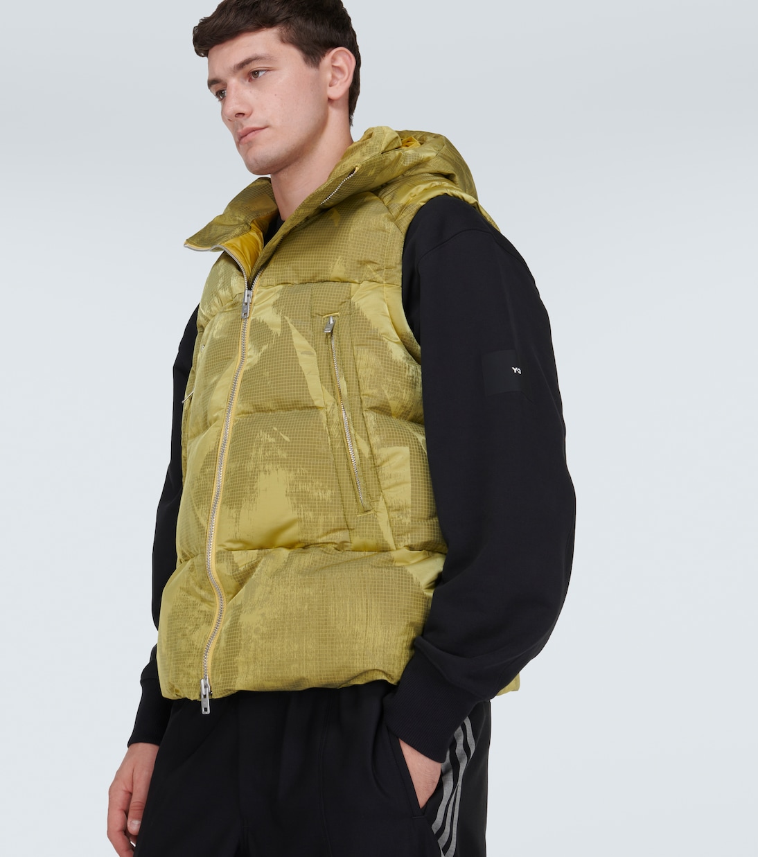 Chaleco de plumas estampado | Y-3