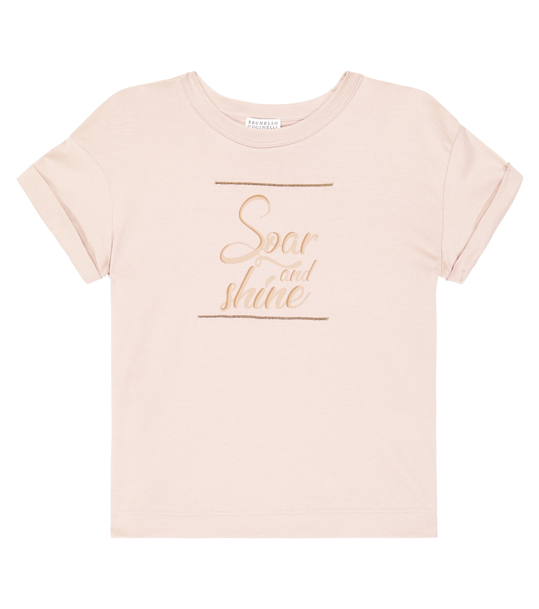 Bedrucktes T-Shirt aus Baumwolle | Brunello Cucinelli Kids