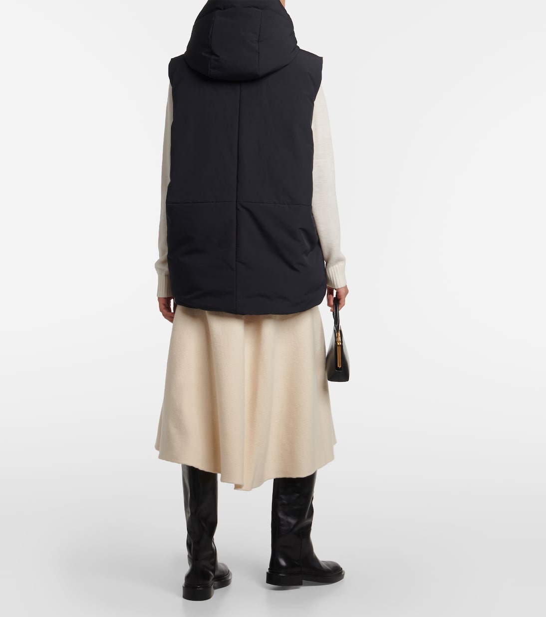 Oversize-Daunenweste | Jil Sander