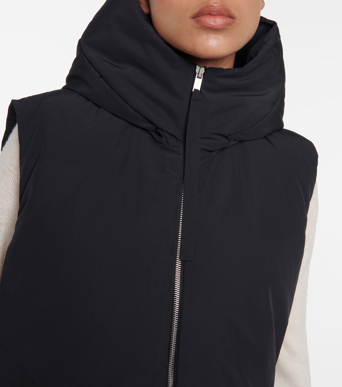 Oversize-Daunenweste | Jil Sander