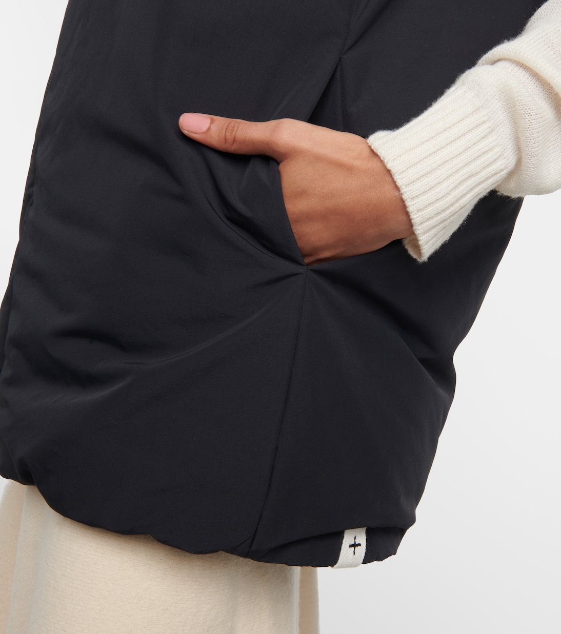 Oversize-Daunenweste | Jil Sander