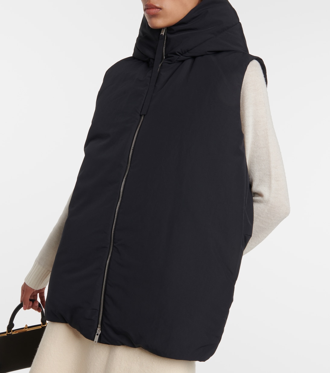 Oversize-Daunenweste | Jil Sander