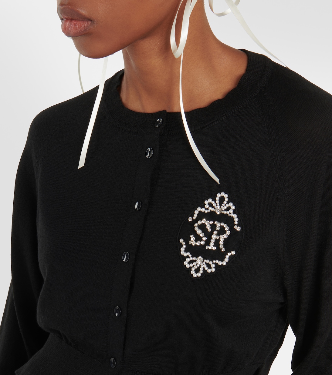 Embellished wool and silk cardigan | Simone Rocha