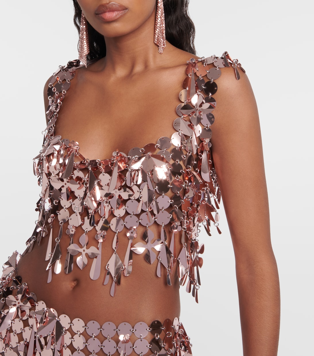 Gold sequin bralette shop
