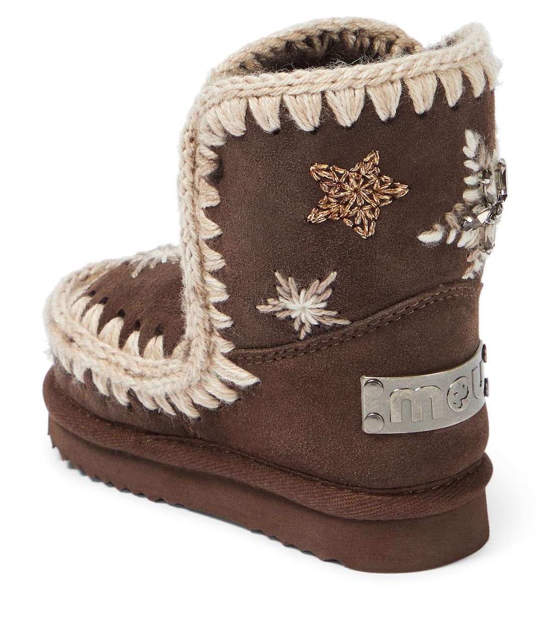 Stivali in suede con cristalli | Mou Kids