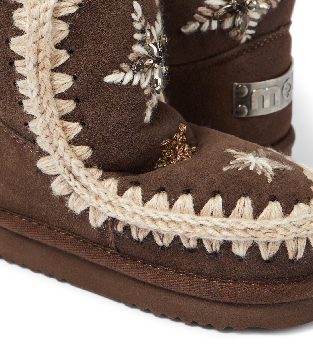 Stivali in suede con cristalli | Mou Kids