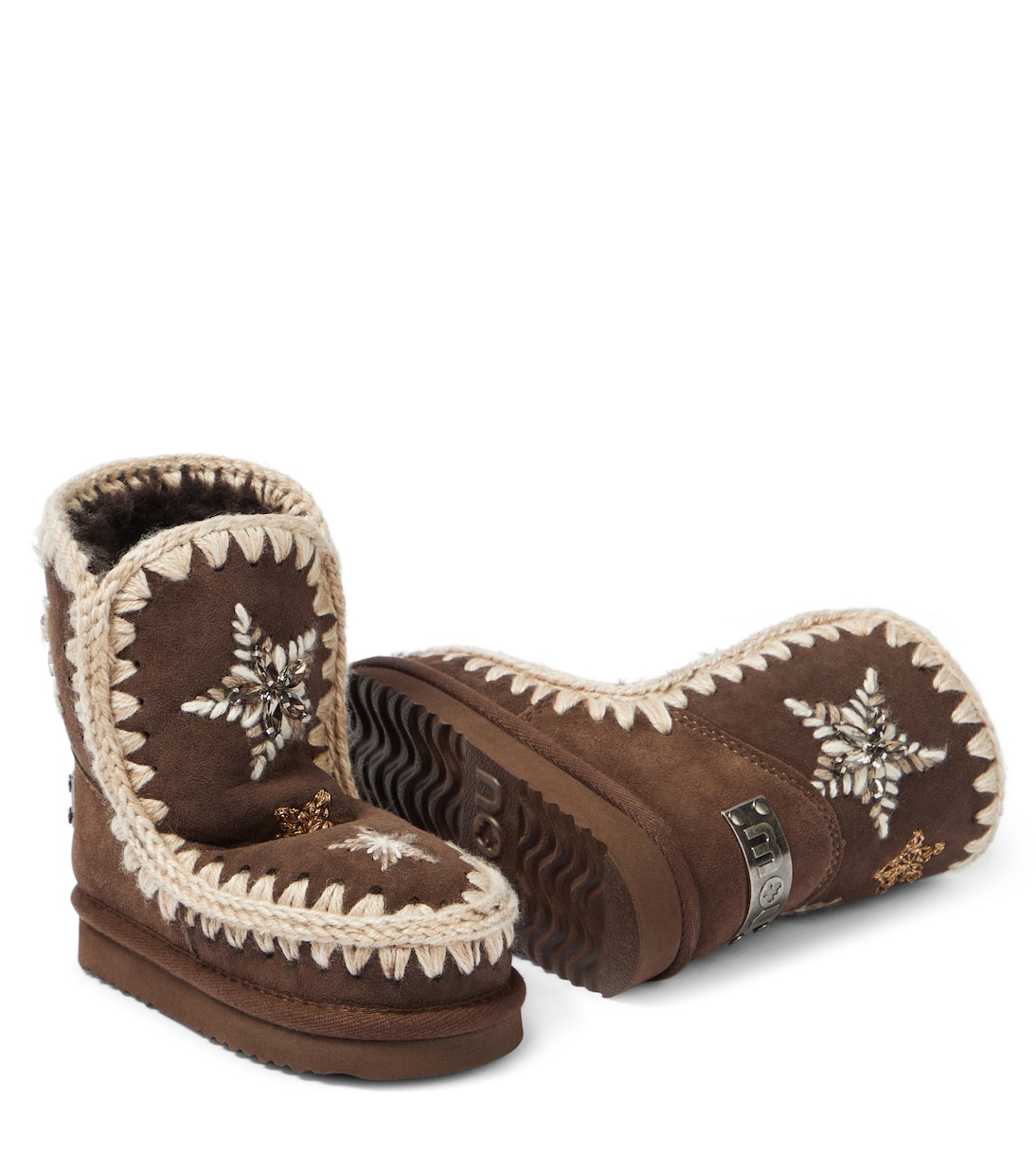 Stivali in suede con cristalli | Mou Kids