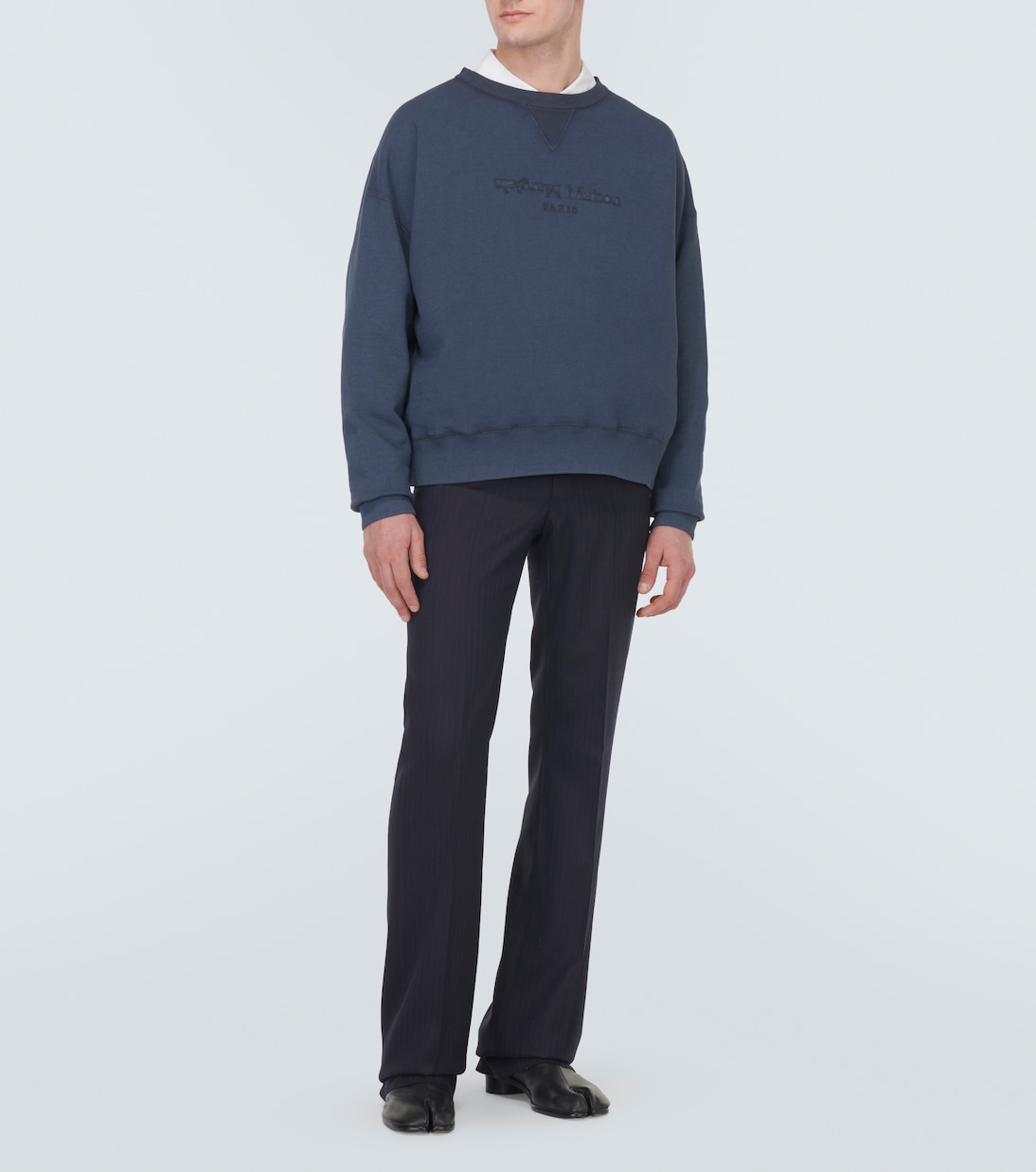 Sudadera de jersey de algodón con logo | Maison Margiela
