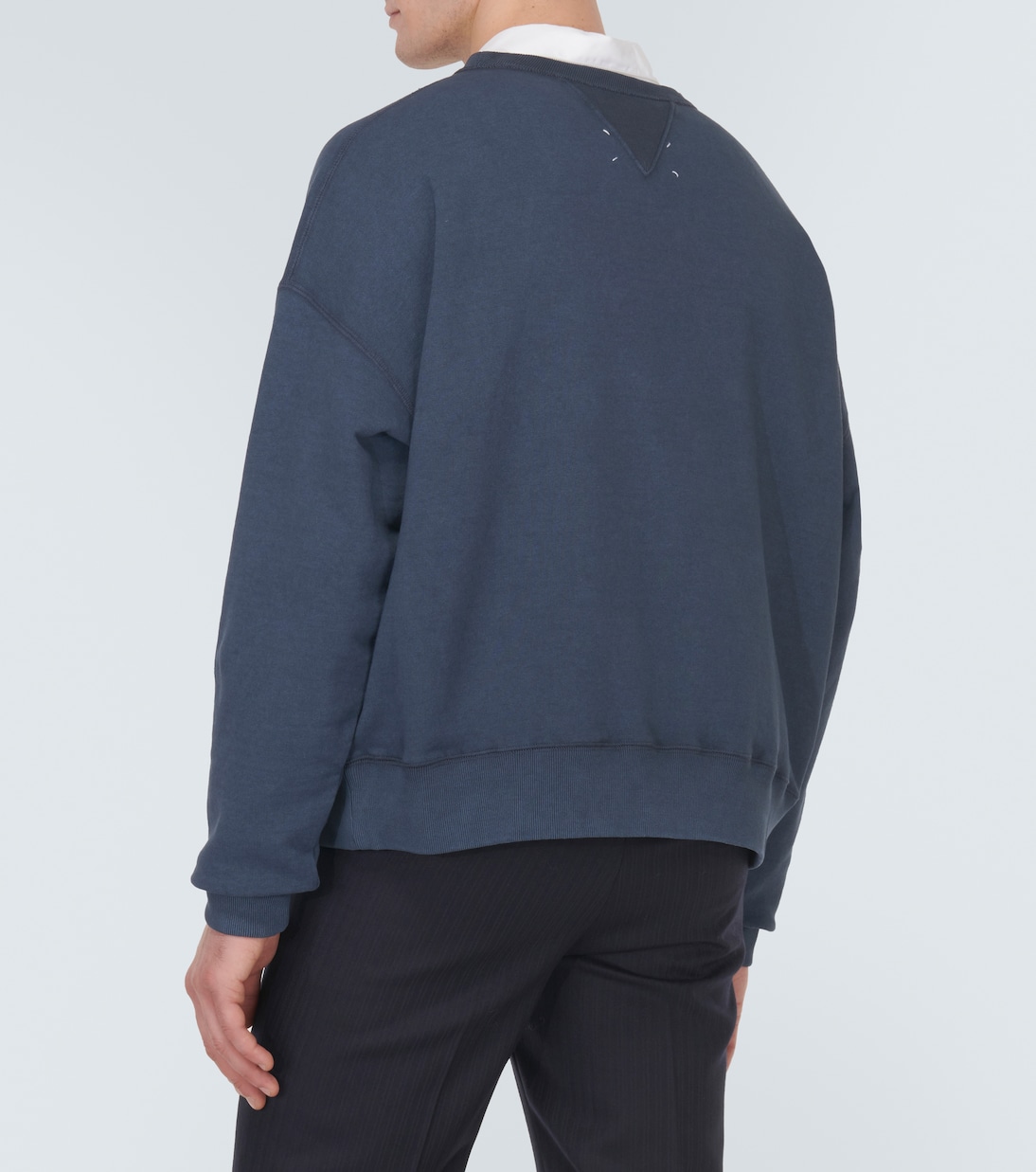 Sudadera de jersey de algodón con logo | Maison Margiela