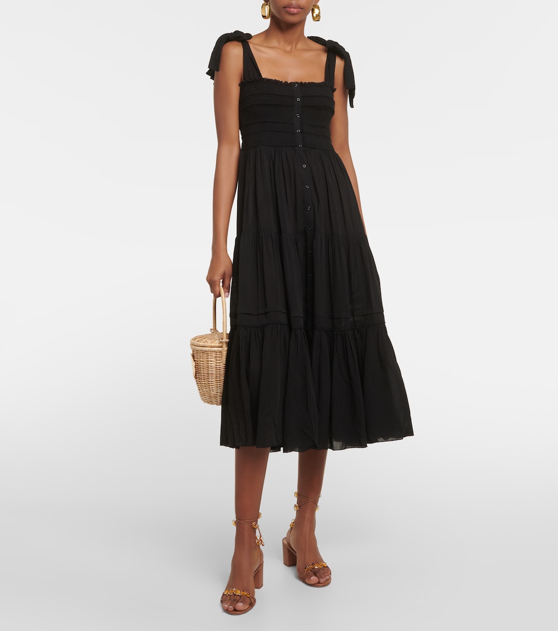 Triny midi dress | Poupette St Barth