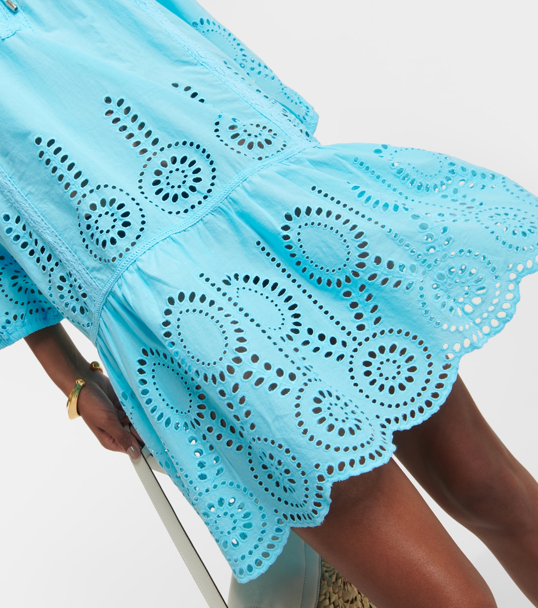Caftano Ashley in cotone con pizzo | Melissa Odabash