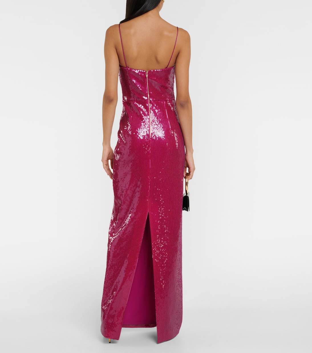 Courtney sequined floral-appliqué gown | Rebecca Vallance