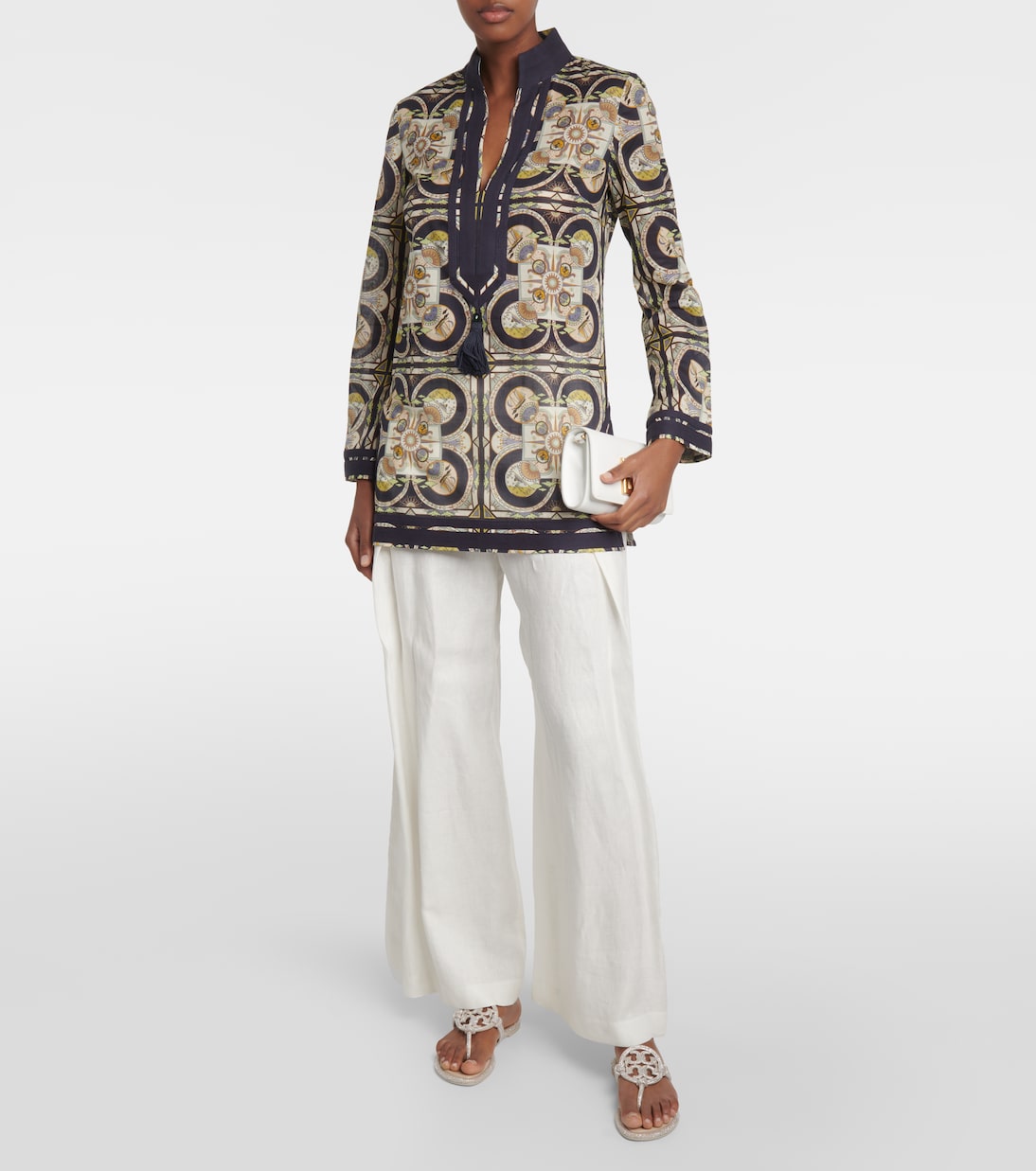 Miller crystal-embellished thong sandals | Tory Burch