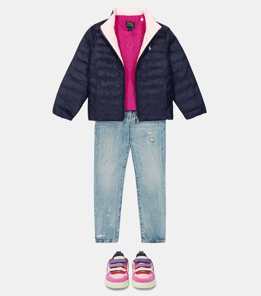 Pullover in cotone a trecce | Polo Ralph Lauren Kids
