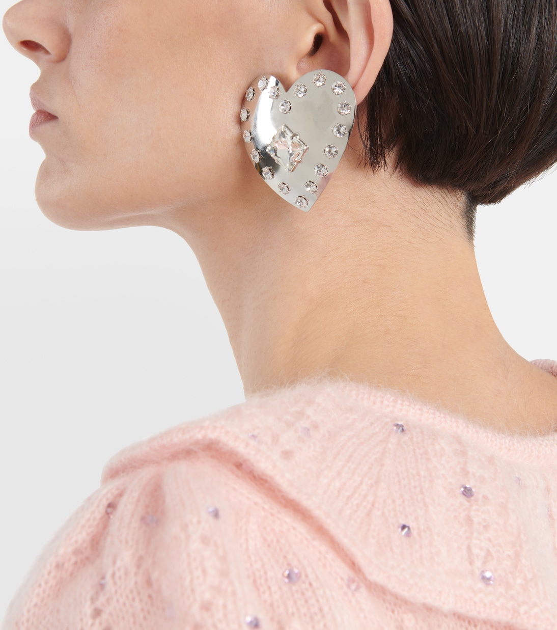 Boucles d’oreilles à cristaux | Alessandra Rich