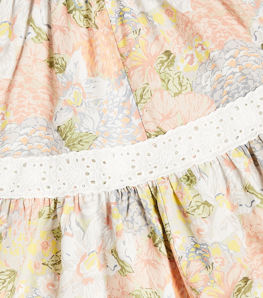 Abito Silver in cotone con pizzo | The New Society