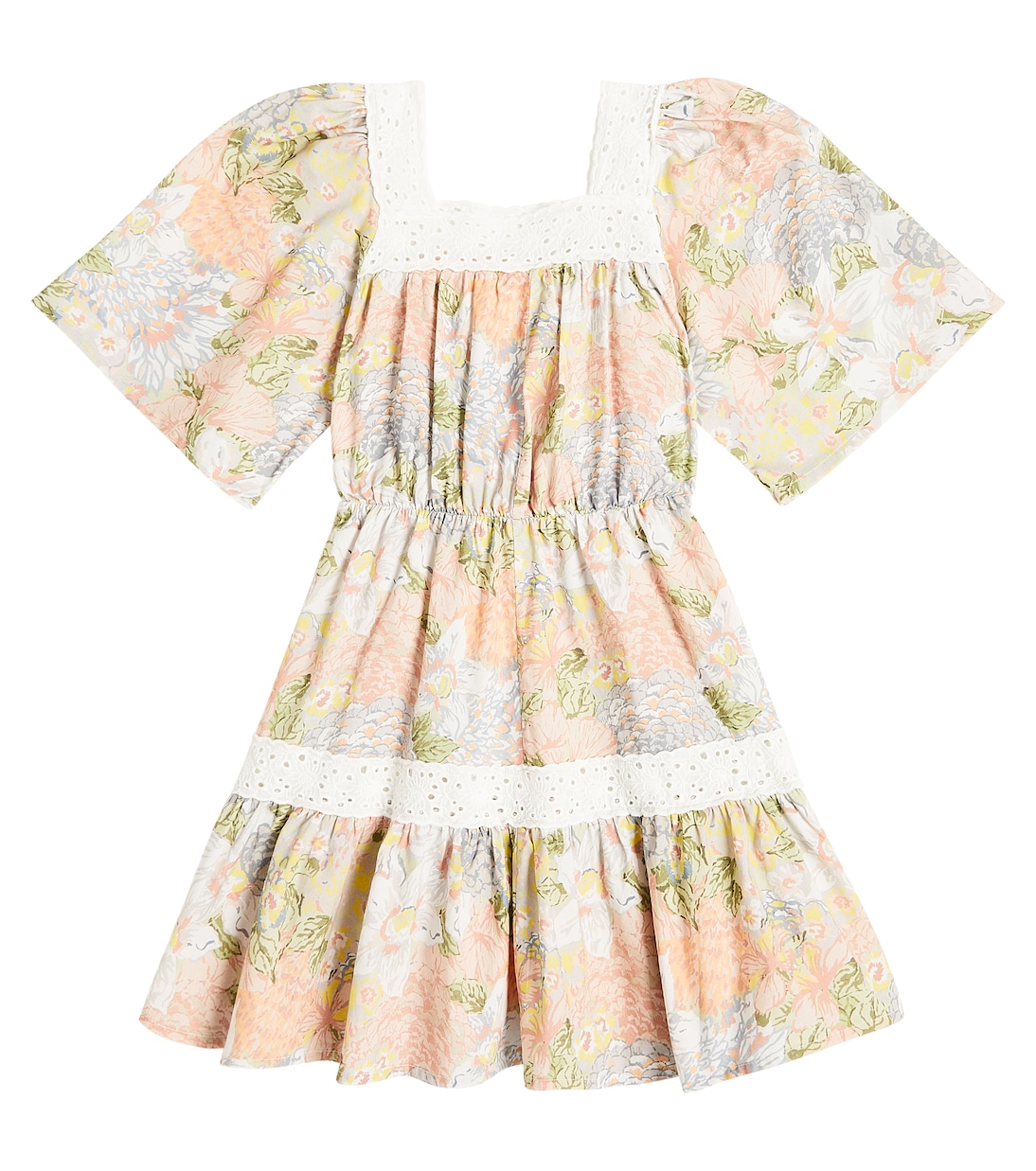 Abito Silver in cotone con pizzo | The New Society
