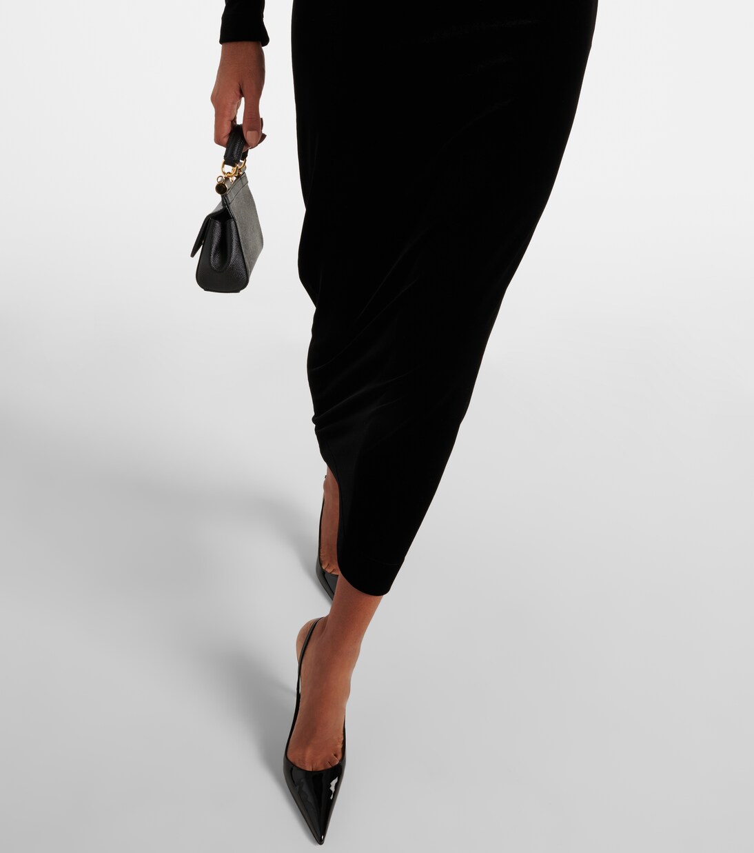 Velvet midi dress | Dolce&Gabbana