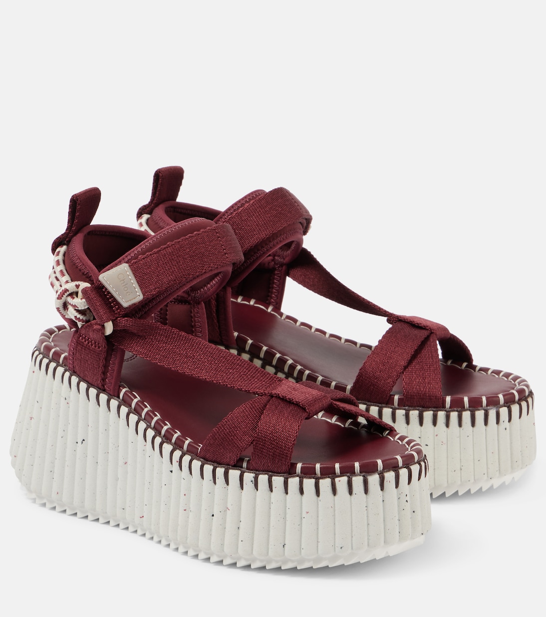 Nama 80 wedge sandals | Chloé
