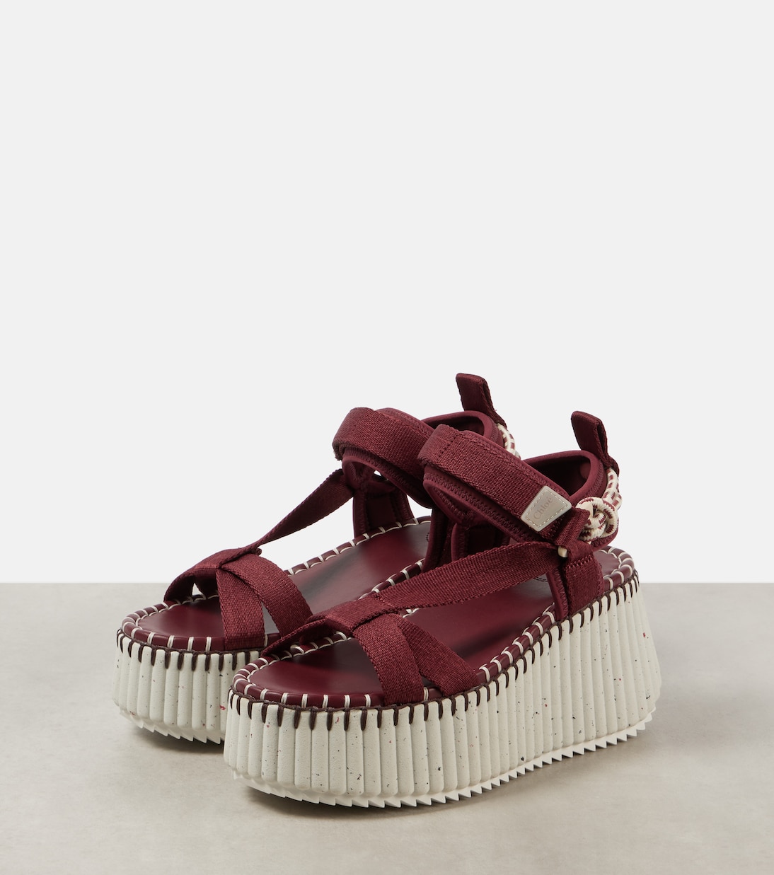 Nama 80 wedge sandals | Chloé