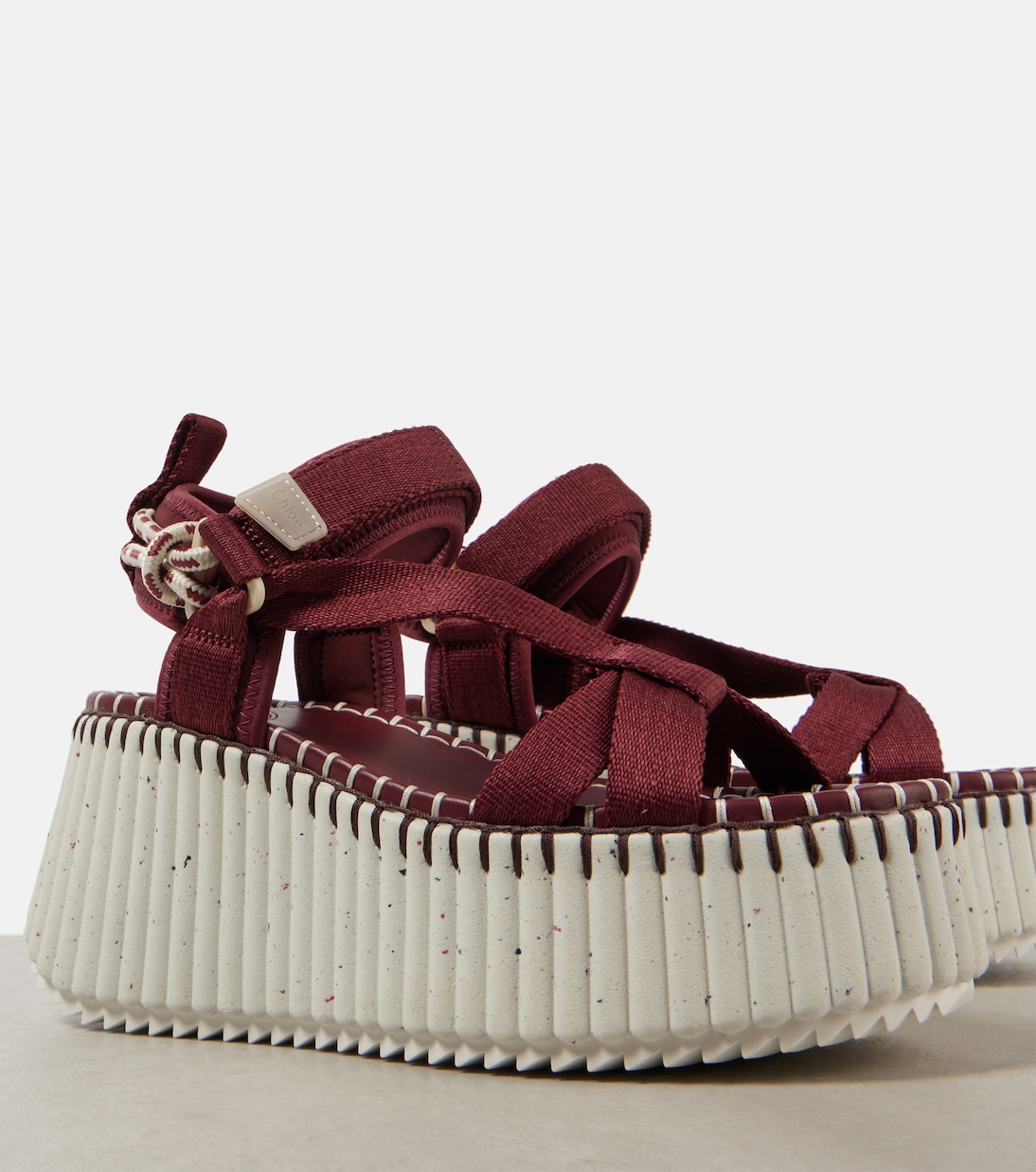 Nama 80 wedge sandals | Chloé