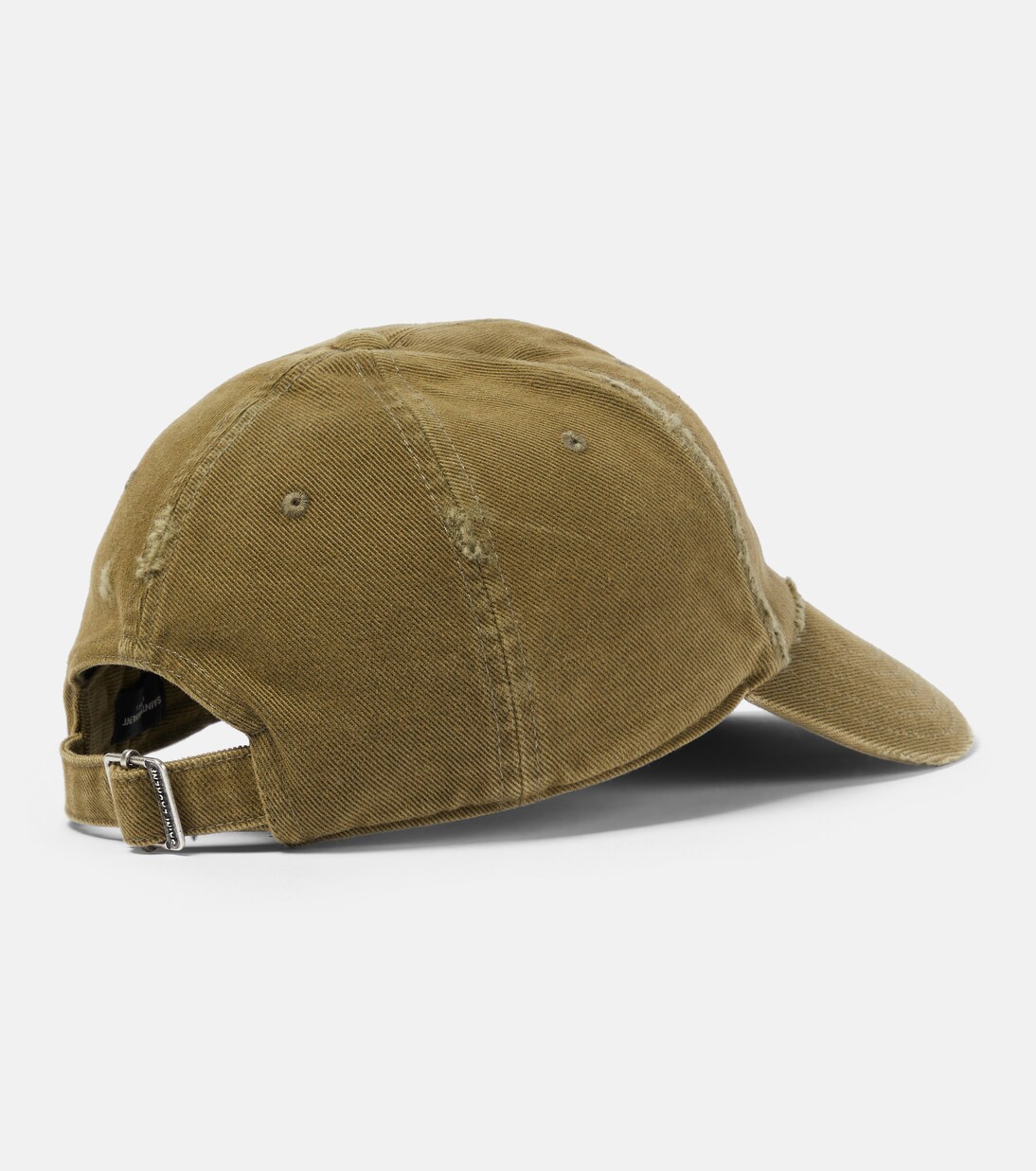 Cappellino Saint Laurent Cassandre con effetto vissuto per stile urbano giovanile