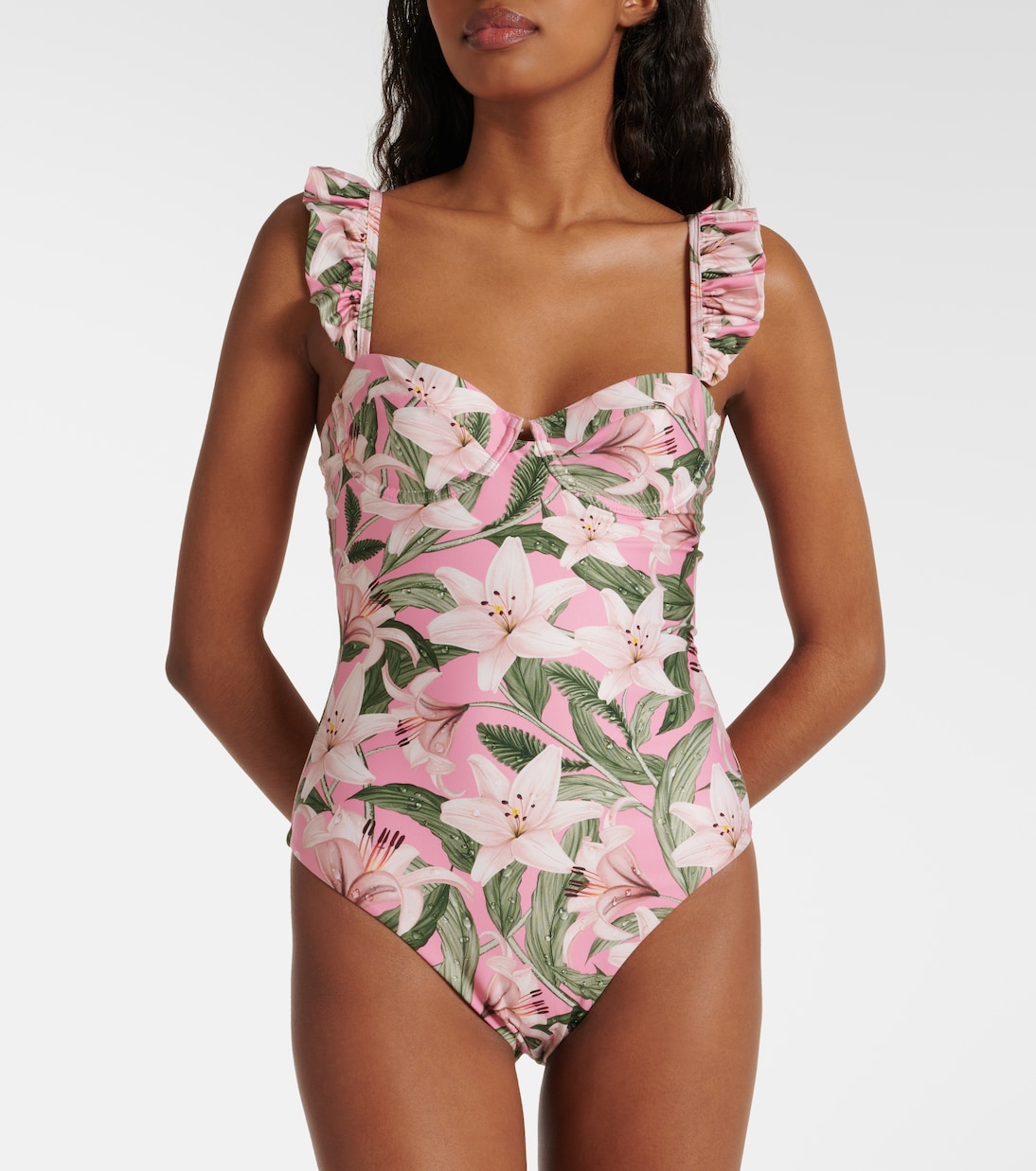 Ajonjoli floral swimsuit | Agua by Agua Bendita