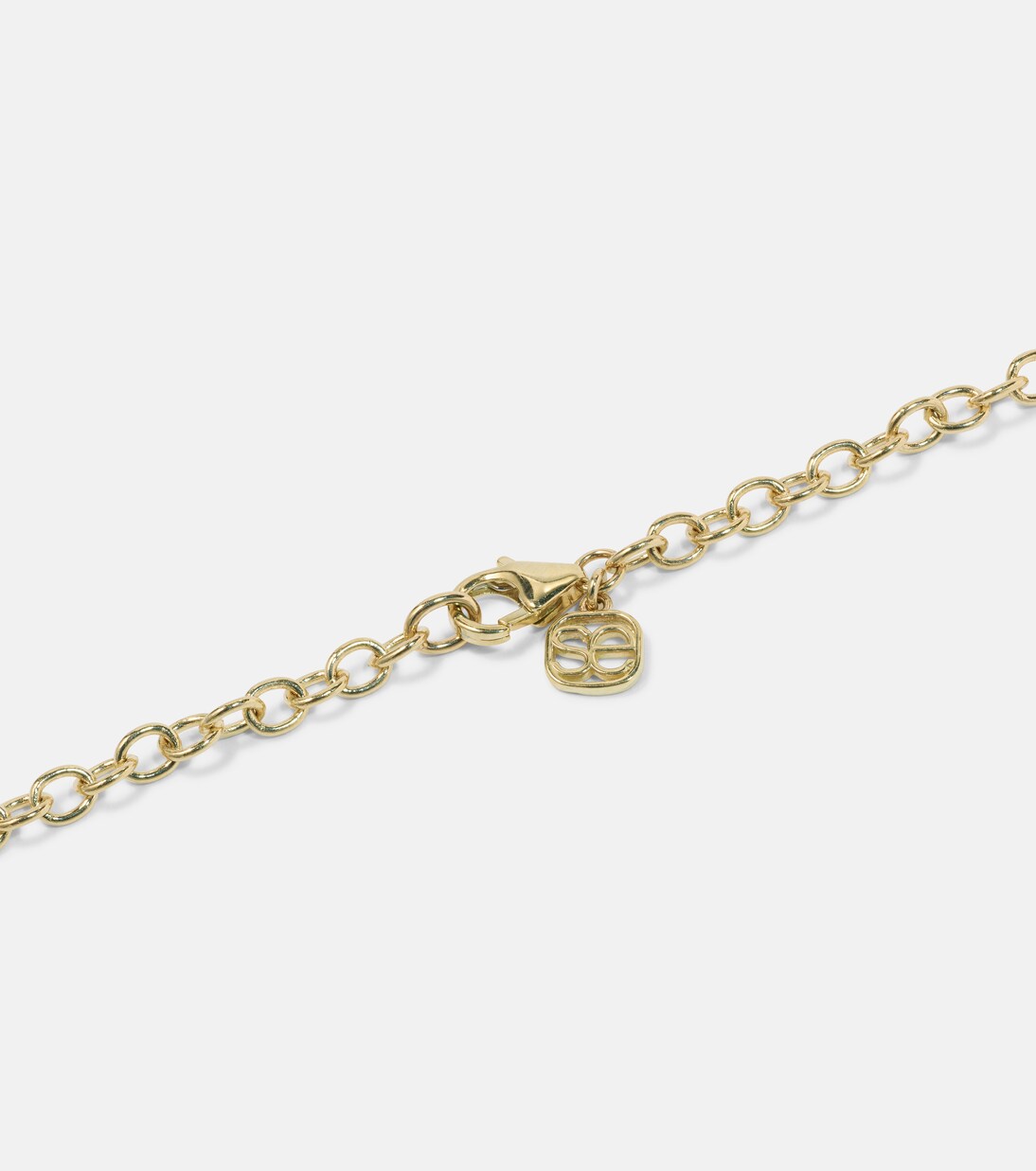 Collana in oro giallo 14kt con conchiglia Nautilus incisa e dettagli diamantati - Eleganza giovanile SYDNEY EVAN