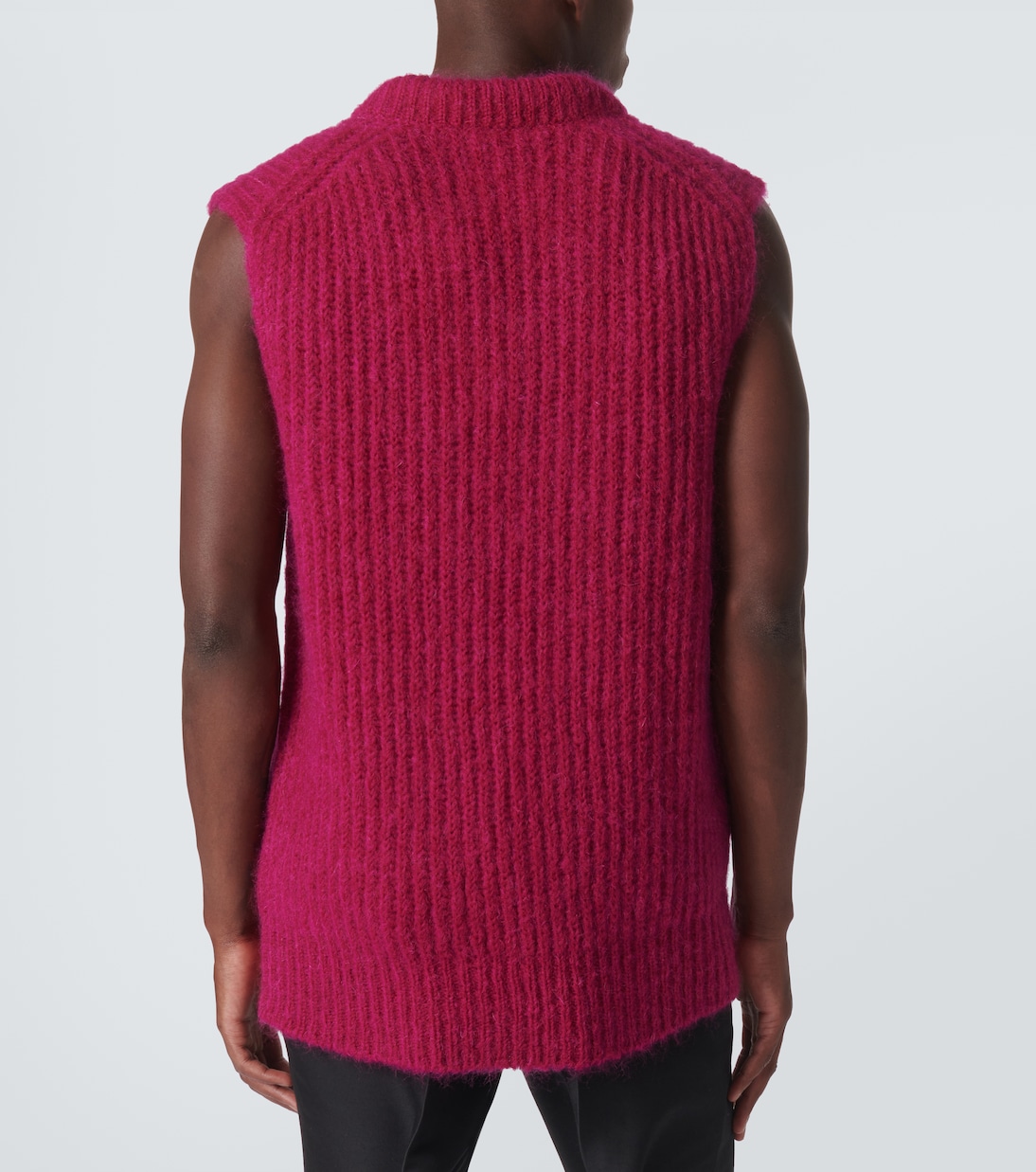 Gilet in mohair e lana | Jil Sander
