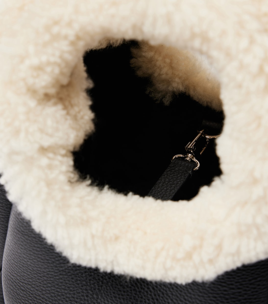 Secchiello Swipe Mini in pelle | Coperni