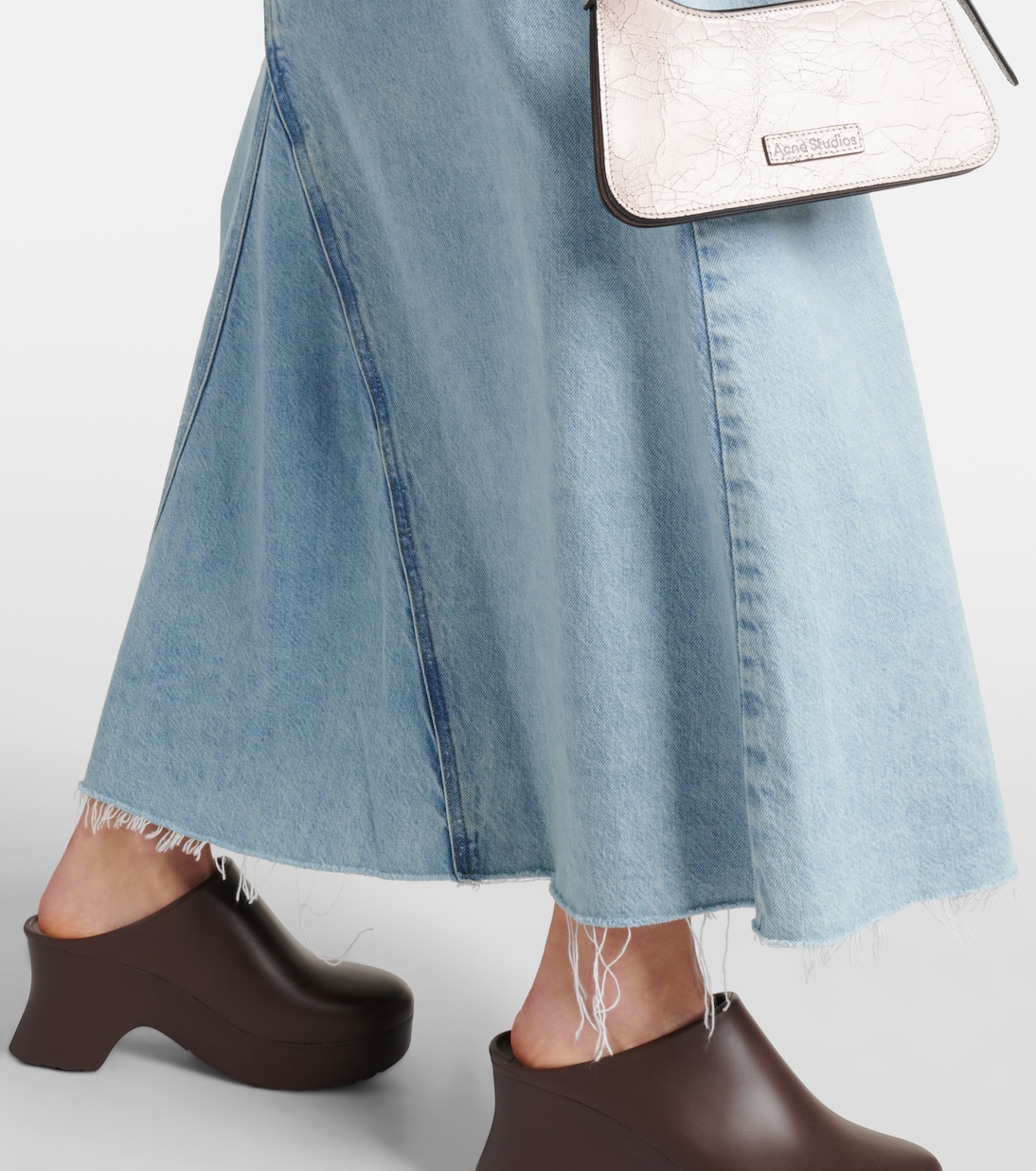 Falda larga Dorothy de denim | Frame