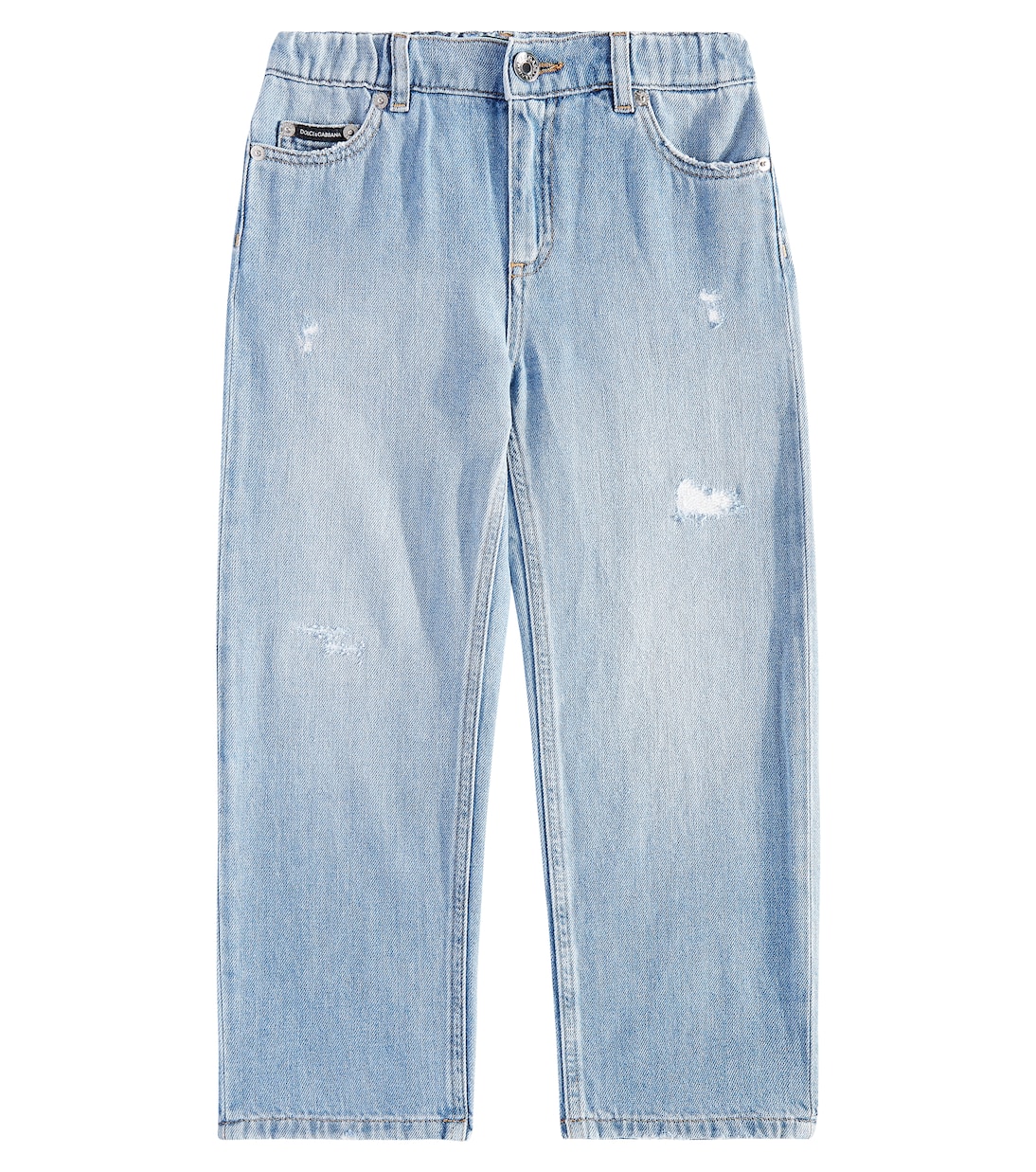 Jeans regular con logo | Dolce&Gabbana Kids