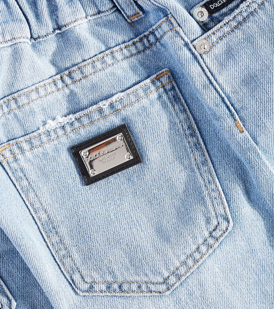 Jeans regular con logo | Dolce&Gabbana Kids